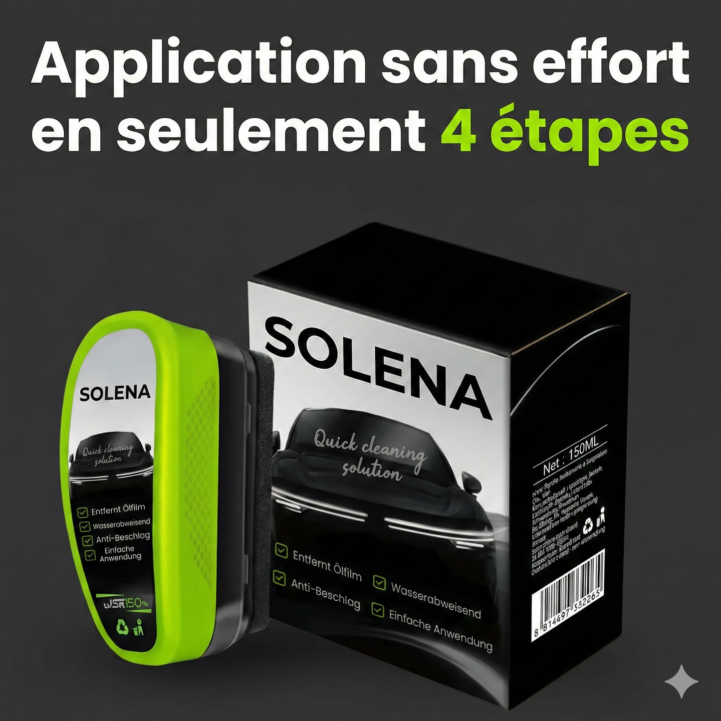 Solena - Traitement pour surfaces vitrées